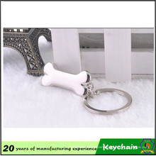 Supermarket Shopping Metal Bone Keychain